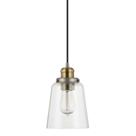 A large image of the Capital Lighting 3718-135 Graphite with Aged Brass