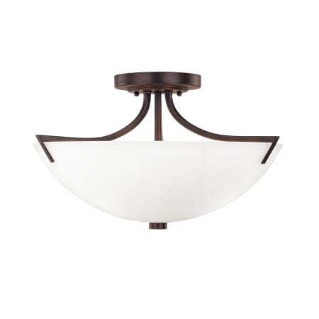 A large image of the Capital Lighting 4037 Burnished Bronze / White