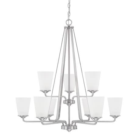 A large image of the Capital Lighting 414191-331 Brushed Nickel