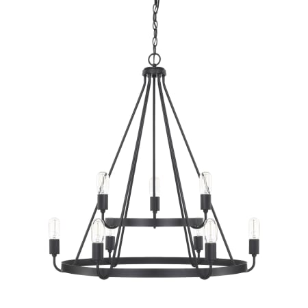 A large image of the Capital Lighting 420091 Matte Black