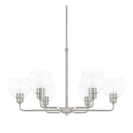 A large image of the Capital Lighting 421161-426 Polished Nickel