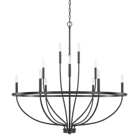 A large image of the Capital Lighting 428501 Matte Black