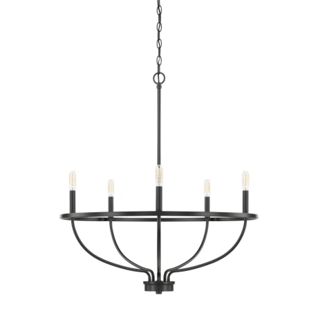 A large image of the Capital Lighting 428551 Matte Black