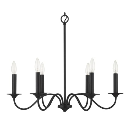 A large image of the Capital Lighting 437261 Black Iron