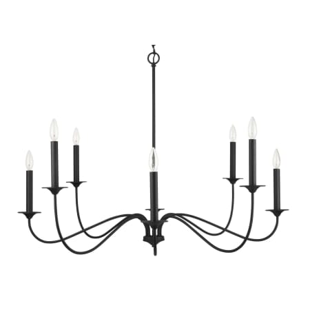 A large image of the Capital Lighting 437281 Black Iron