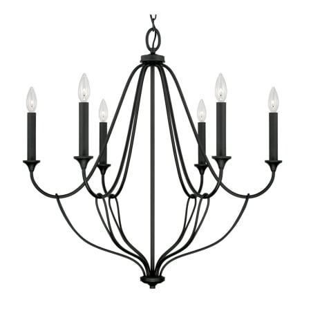 A large image of the Capital Lighting 441661 Black Iron