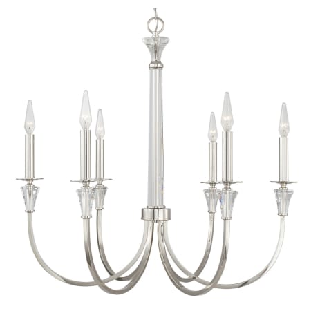 A large image of the Capital Lighting 441861 Polished Nickel