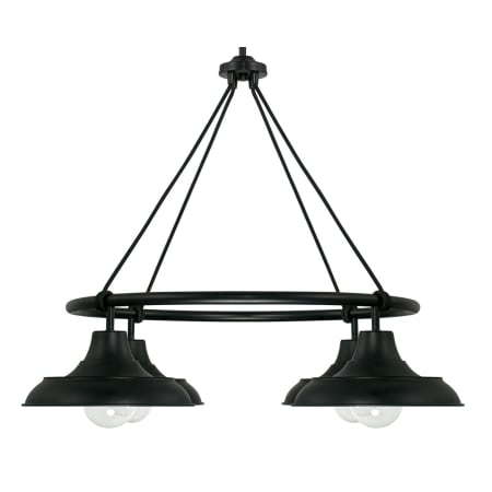 A large image of the Capital Lighting 442141 Matte Black