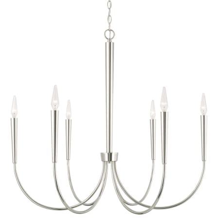 A large image of the Capital Lighting 445961 Polished Nickel