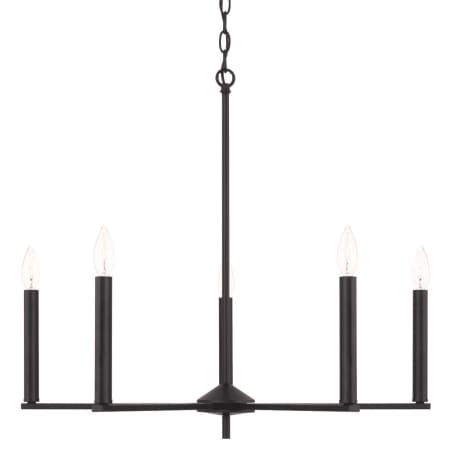 A large image of the Capital Lighting 448651 Matte Black