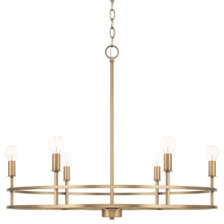A large image of the Capital Lighting 448761 Aged Brass