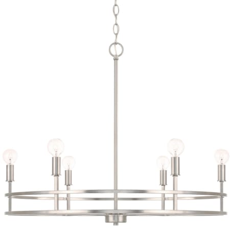 A large image of the Capital Lighting 448761 Brushed Nickel