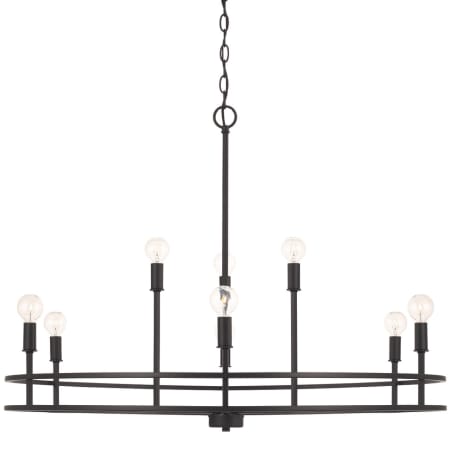 A large image of the Capital Lighting 448791 Matte Black