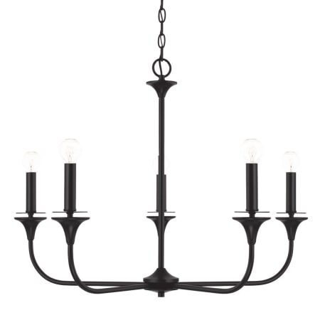 A large image of the Capital Lighting 448951 Matte Black