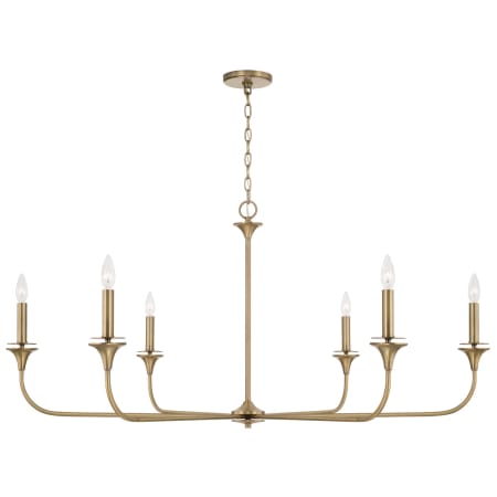 A large image of the Capital Lighting 448961 Aged Brass