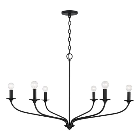 A large image of the Capital Lighting 449961 Matte Black