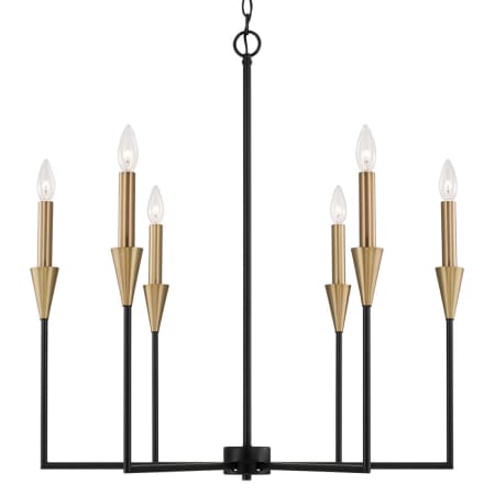 A large image of the Capital Lighting 451961 Aged Brass / Black