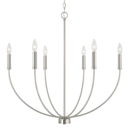 A large image of the Capital Lighting 452161 Brushed Nickel