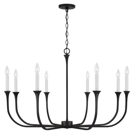 A large image of the Capital Lighting 452381 Black Iron