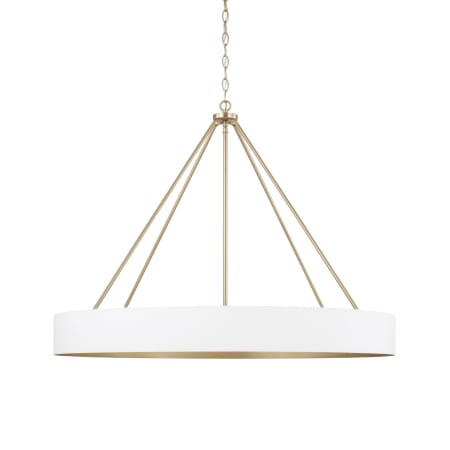 A large image of the Capital Lighting 453061 Matte Brass / White