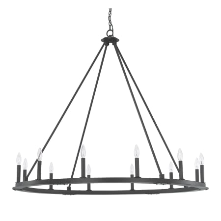 A large image of the Capital Lighting 4912-000 Black Iron