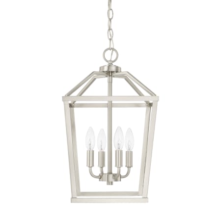 A large image of the Capital Lighting 522741 Brushed Nickel