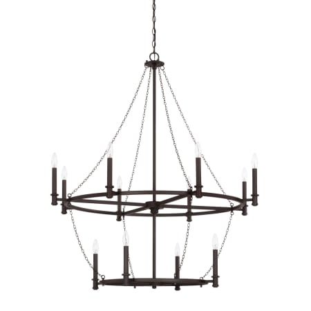 A large image of the Capital Lighting 528701 Black Iron
