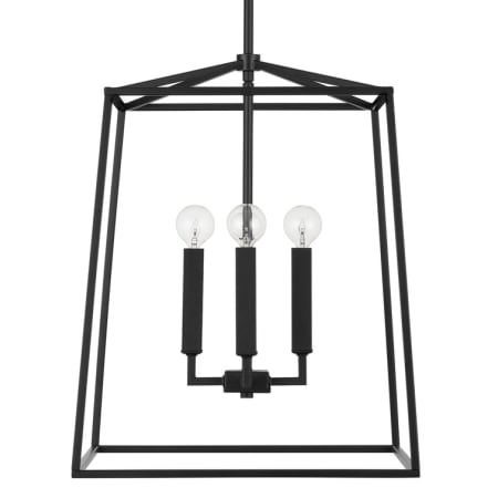 A large image of the Capital Lighting 537642 Matte Black