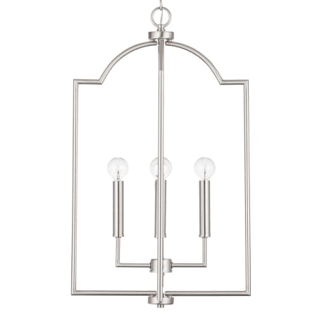 A large image of the Capital Lighting 539341 Brushed Nickel