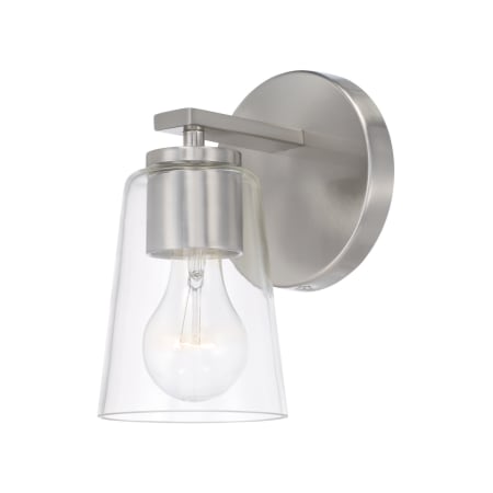A large image of the Capital Lighting 648611-537 Brushed Nickel