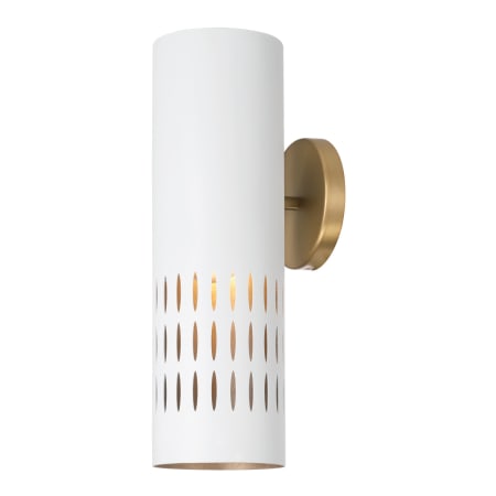 A large image of the Capital Lighting 650211 Aged Brass / White