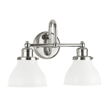 A large image of the Capital Lighting 8302-128 Polished Nickel