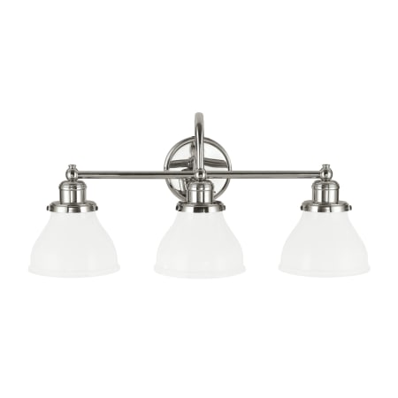 A large image of the Capital Lighting 8303-128 Polished Nickel