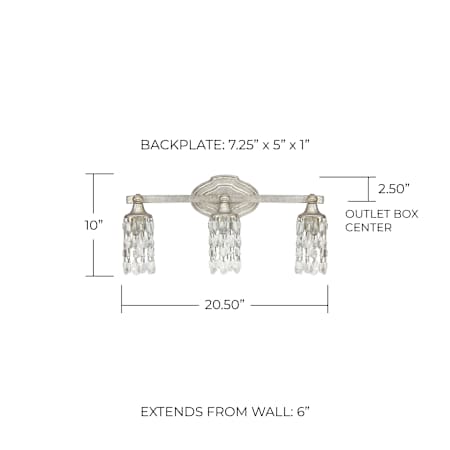 A large image of the Capital Lighting 8523-CR Alternate Image