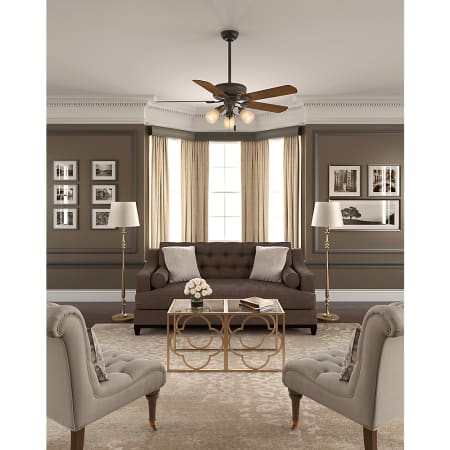 Casablanca 54007 Basque Black Ainsworth 54 5 Blade Ceiling Fan