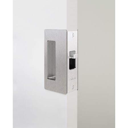 A large image of the Cavilock CL205C-PA-BP-34 Cavilock-CL205C-PA-BP-34-Left Handed Privacy in Satin Chrome