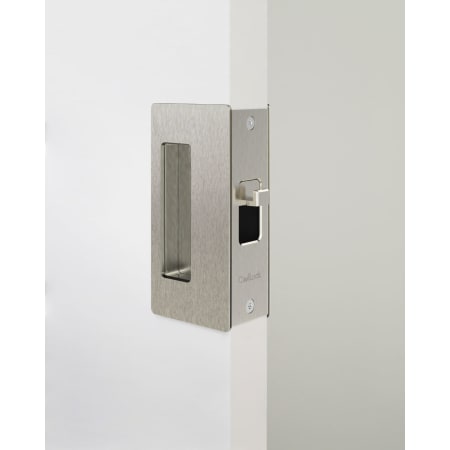 A large image of the Cavilock CL205C-PA-BP-34 Cavilock-CL205C-PA-BP-34-Left Handed Privacy in Satin Nickel