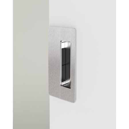 A large image of the Cavilock CL205D-PR-34 Cavilock-CL205D-PR-34-Right Handed Privacy in Satin Chrome