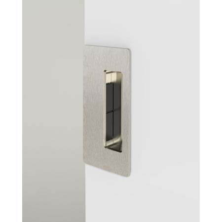 A large image of the Cavilock CL205D-PR-34 Cavilock-CL205D-PR-34-Right Handed Privacy in Satin Nickel