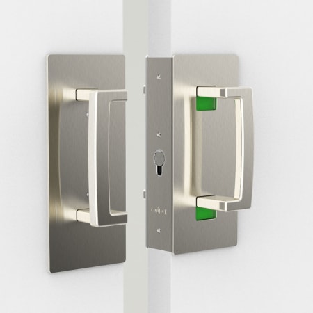 Cavilock CL406D-PR-ES-38 A large image of the Cavilock CL406D-PR-ES-38 Cavilock-CL406D-PR-ES-38-Privacy in Satin Nickel