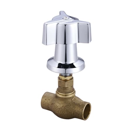 A large image of the Central Brass 0607-C1/2 Polished Chrome