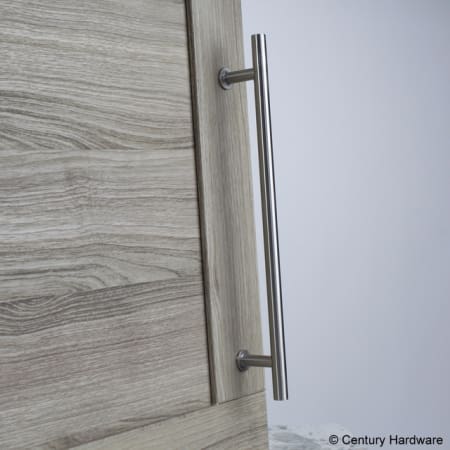 A large image of the Century 10479B Century-10479B-Matte Satin nickel installed