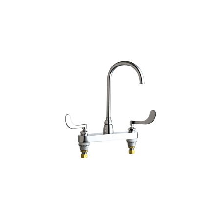 A large image of the Chicago Faucets 1100-GN2FC317 Chrome