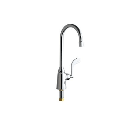 A large image of the Chicago Faucets 350-317XKAB Chrome