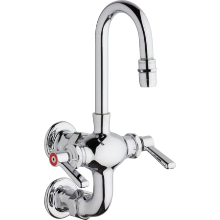 A large image of the Chicago Faucets 225-261E35-3AB Chrome