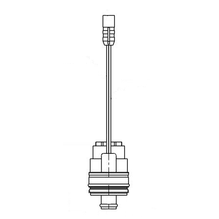 A large image of the Chicago Faucets 240.744.AB.1 N/A