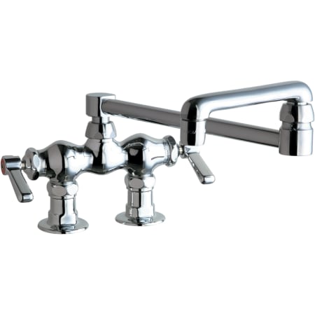 A large image of the Chicago Faucets 772-DJ18AB Chrome