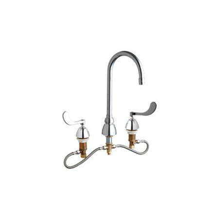 A large image of the Chicago Faucets 786-HGN2AE3AB Chrome