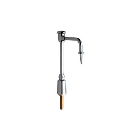 A large image of the Chicago Faucets 985-AWSGN2BVBE7 Chrome