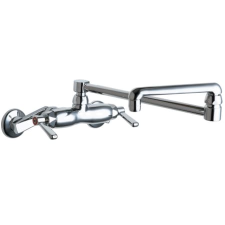 A large image of the Chicago Faucets 445-DJ18AB Chrome